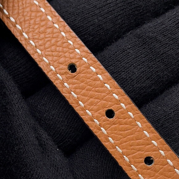 Hermès Mini H Kelly Belt with Turnlock Motif, Black and Gold, Swift, Epsom, B... - Picture 8 of 16